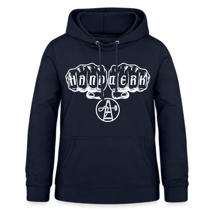 Frauen Hoodie "Gebäudereiniger" Navy Frauen Hoodie {{ color }}