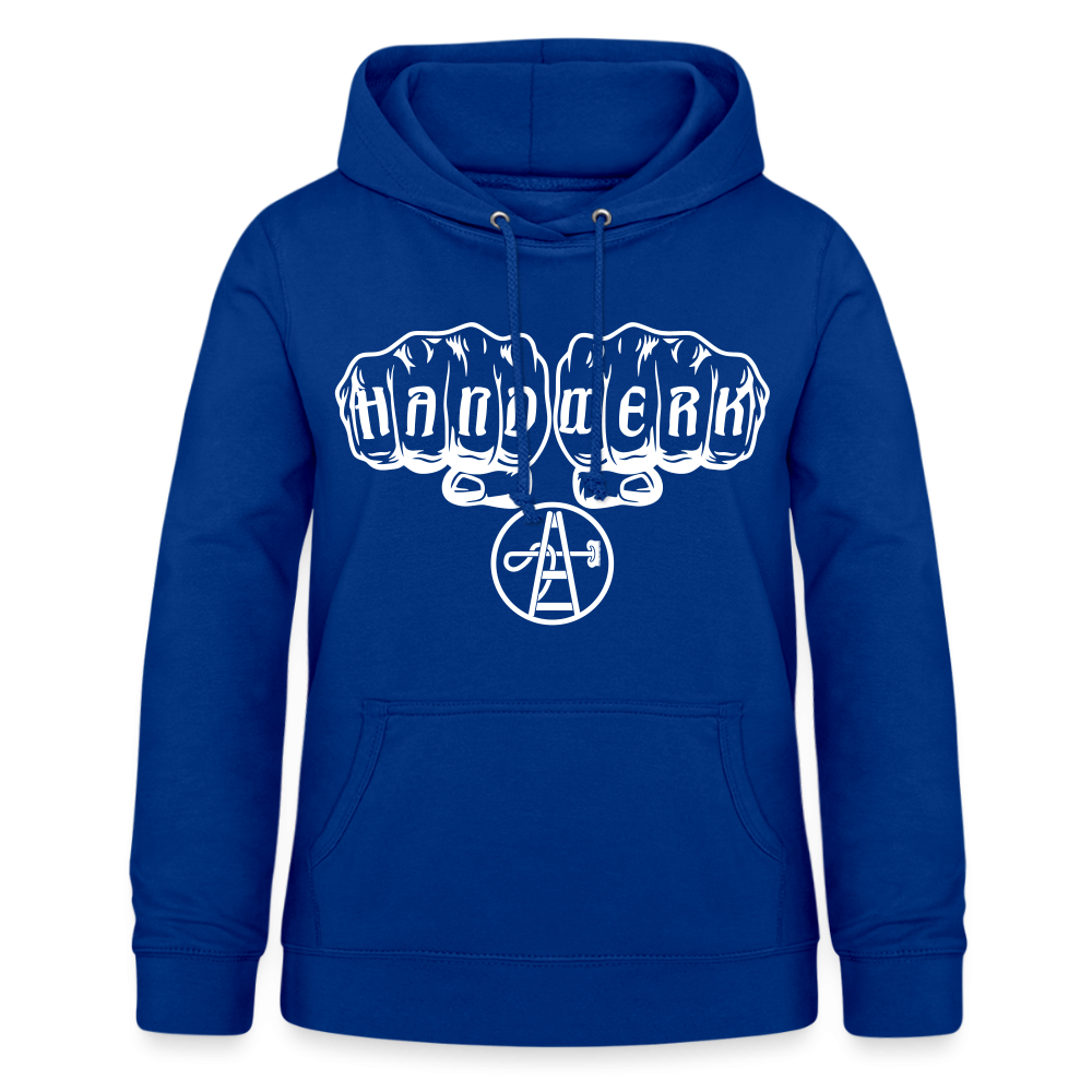Frauen Hoodie "Gebäudereiniger" Royalblau Frauen Hoodie {{ color }}