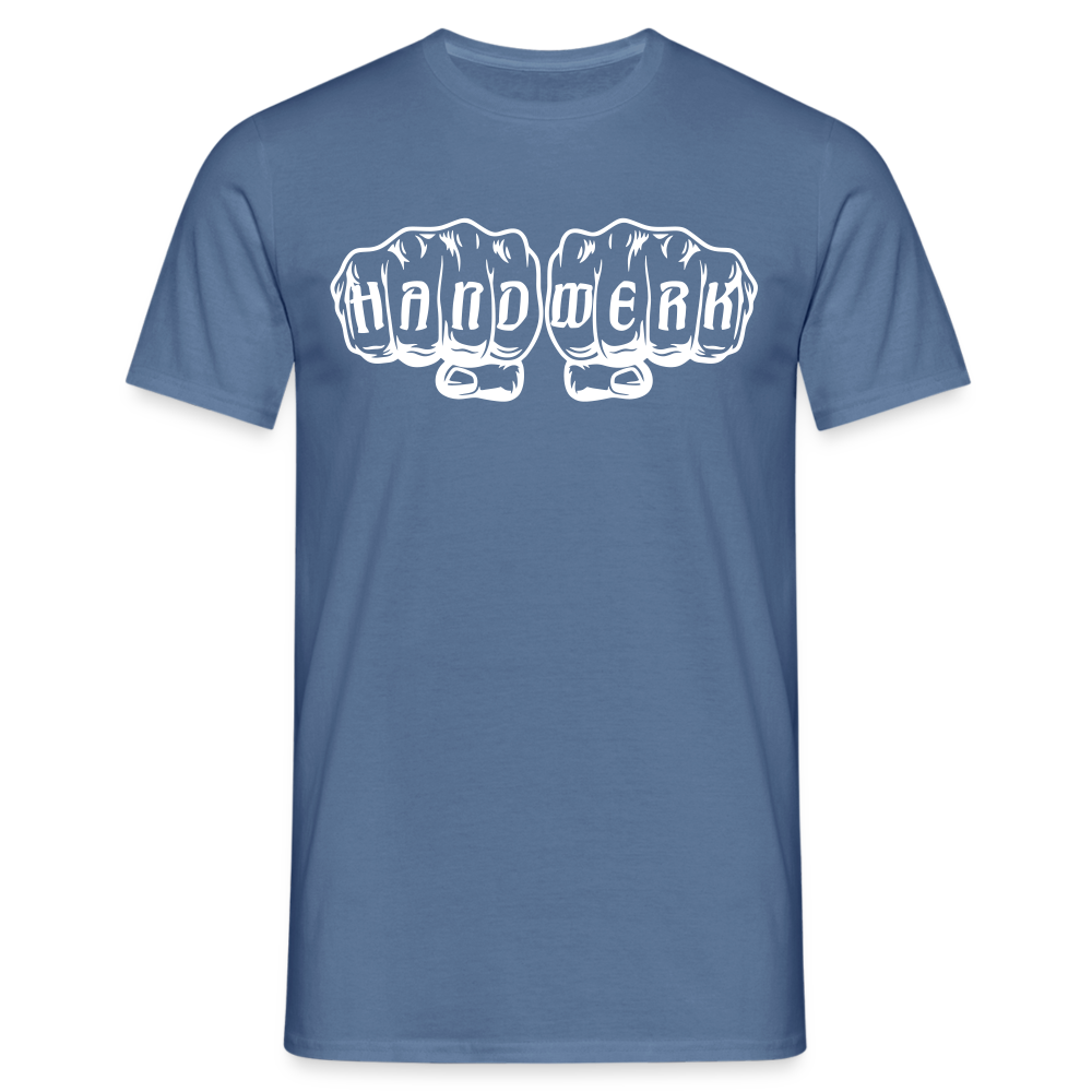 3er Pack "Handwerk" -7% Taubenblau Männer T-Shirt