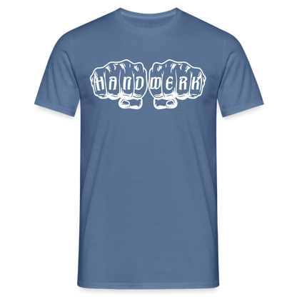 3er Pack "Handwerk" -7% Taubenblau Männer T-Shirt