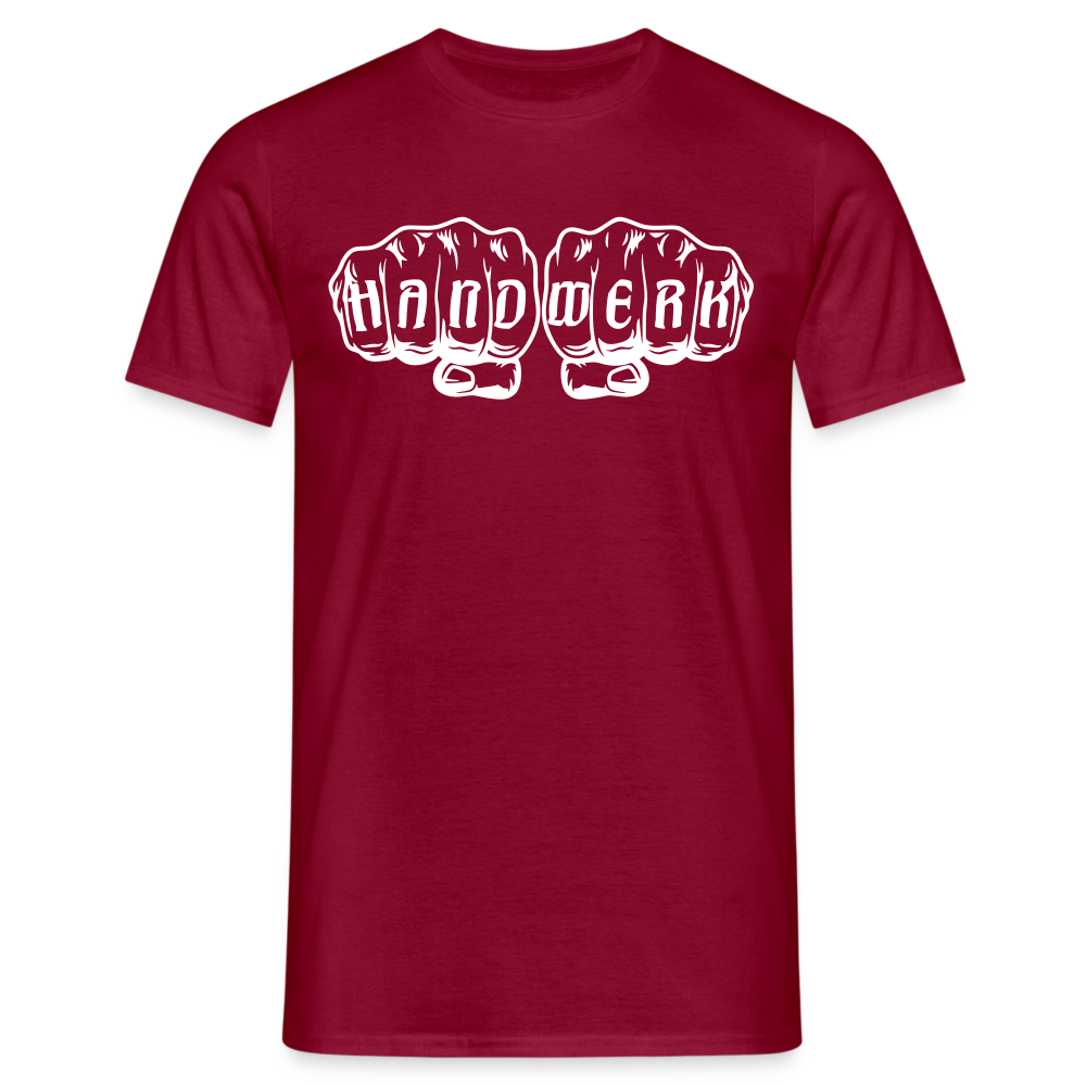 3er Pack "Handwerk" -7% Ziegelrot Männer T-Shirt