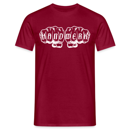 3er Pack "Handwerk" -7% Ziegelrot Männer T-Shirt